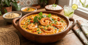 🍤 Bobó de Camarão Cremoso e Irresistível: Sabor do Litoral na Sua Mesa! 🌊🥣✨