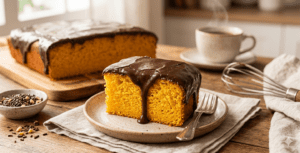 🥕 O Melhor Bolo de Cenoura da Sua Vida! (Com Cobertura Crocante) 🍫✨