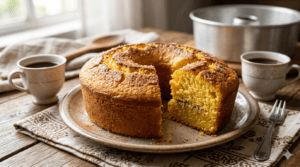 🌽 Bolo de Fubá Simples (com Gotinhas de Afeto!) 🌽✨