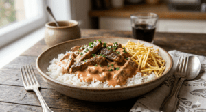 🍲 Estrogonofe de Carne Simples (e Cremoso!) 🍲✨