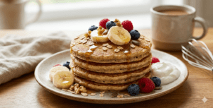 🥞 Panqueca Saudável de Aveia e Banana: O Café da Manhã Perfeito! 🥞🍌