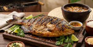 🐟 Tambaqui assado na brasa: O rei do almoço Amazonense! 🐟🔥✨