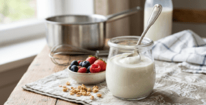 🥣 Iogurte Natural Caseiro Fácil e Cremoso 🥣✨