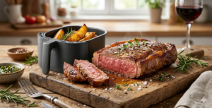 🥩 Contrafilé na Airfryer: O Churrasco Prático e Suculento! 🍟✨