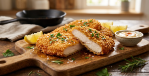 🍗 Filé de Frango Empanado Perfeito: O Segredo da Crocância! 🍗✨ 😋