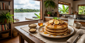 Panqueca de Banana Fit 🍌🥞💪