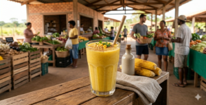 Suco de Milho Cremoso 🌽🥛✨