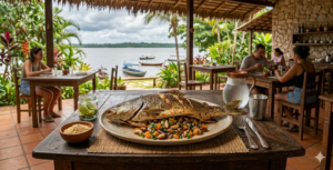 Peixe Recheado com Castanha-do-Pará e Abricó 🐟🥜🍑