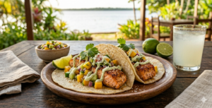 Taco de Salmão Refrescante 🌮🐟🍋