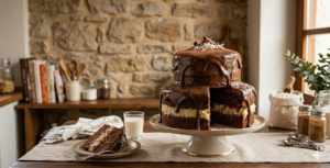 🍰 Receita Completa: O Icônico Bolo Prestígio Massa de Chocolate com Recheio de Coco