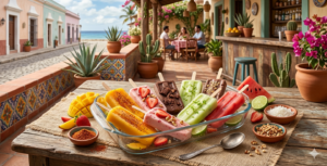 🍓🍦 Paleta mexicana na travessa