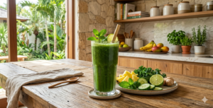 🥒🌿 Receita completa para o Suco Detox Redutor de Inchaço